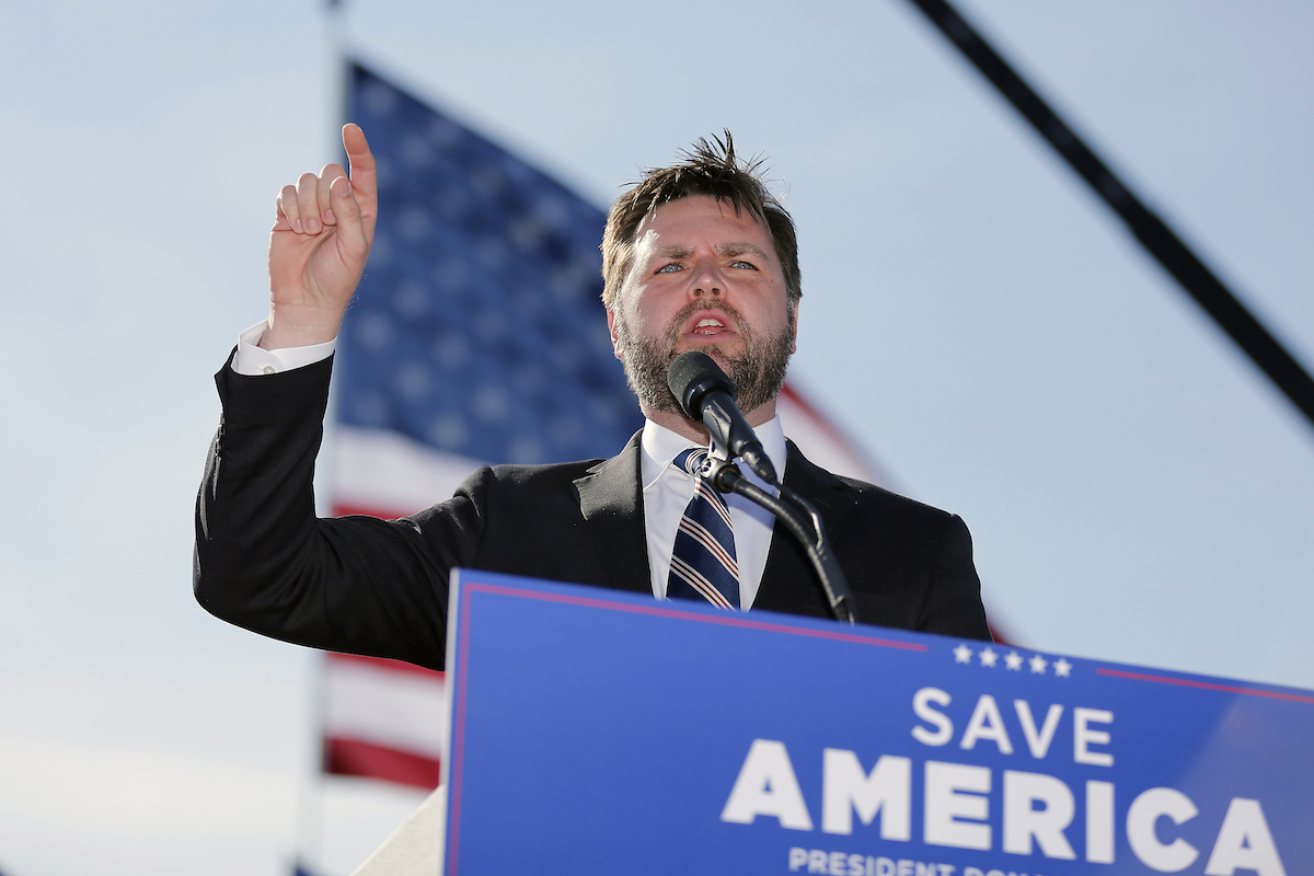 Vance at Delaware, Ohio rally