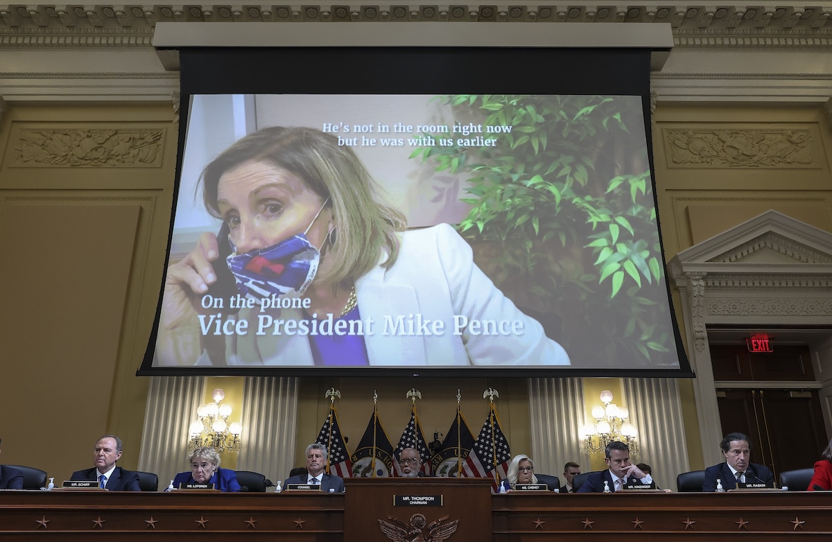 Video of Nancy Pelosi during Jan. 6, 2021, Capitol attack