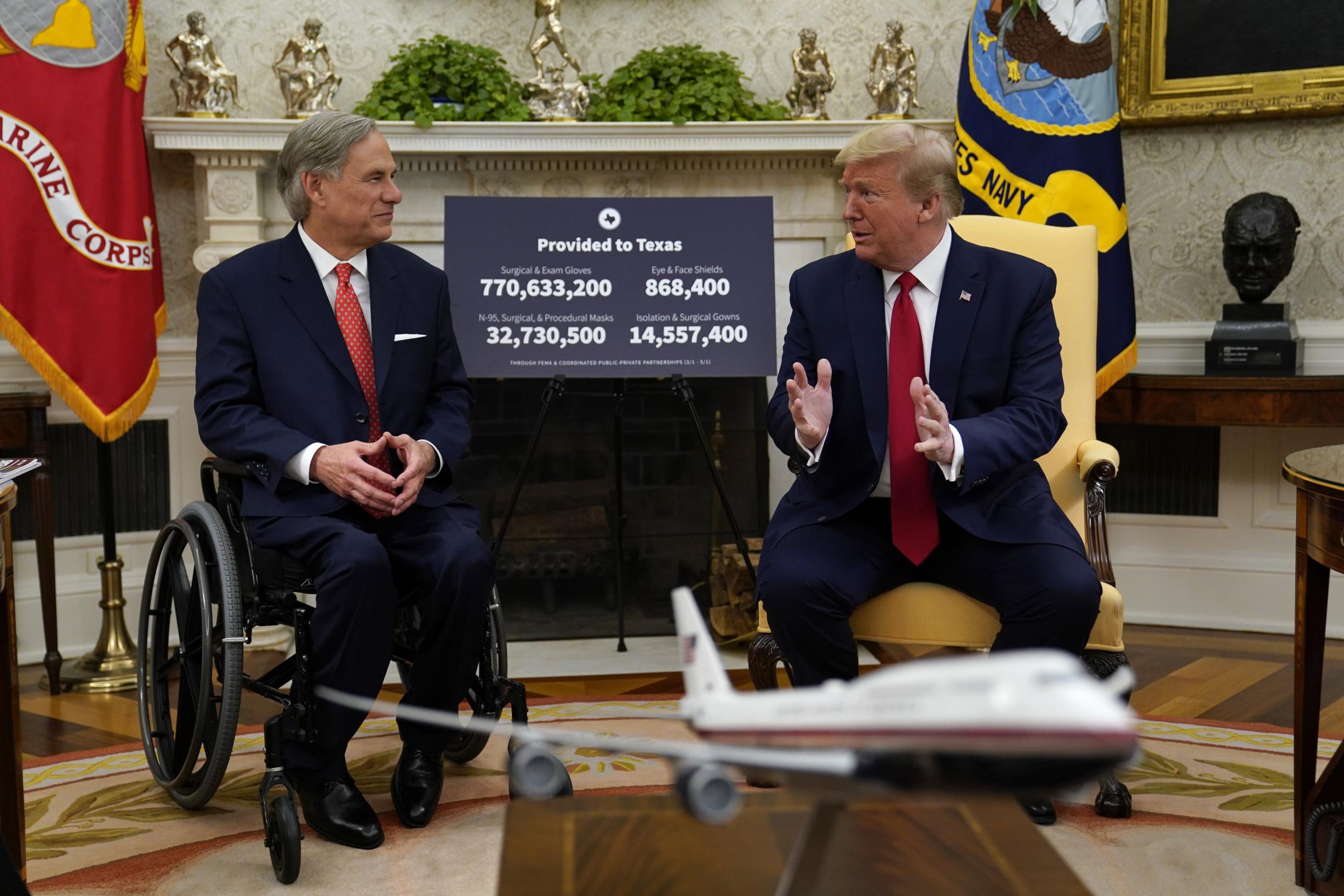 Abbott, Trump coronavirus