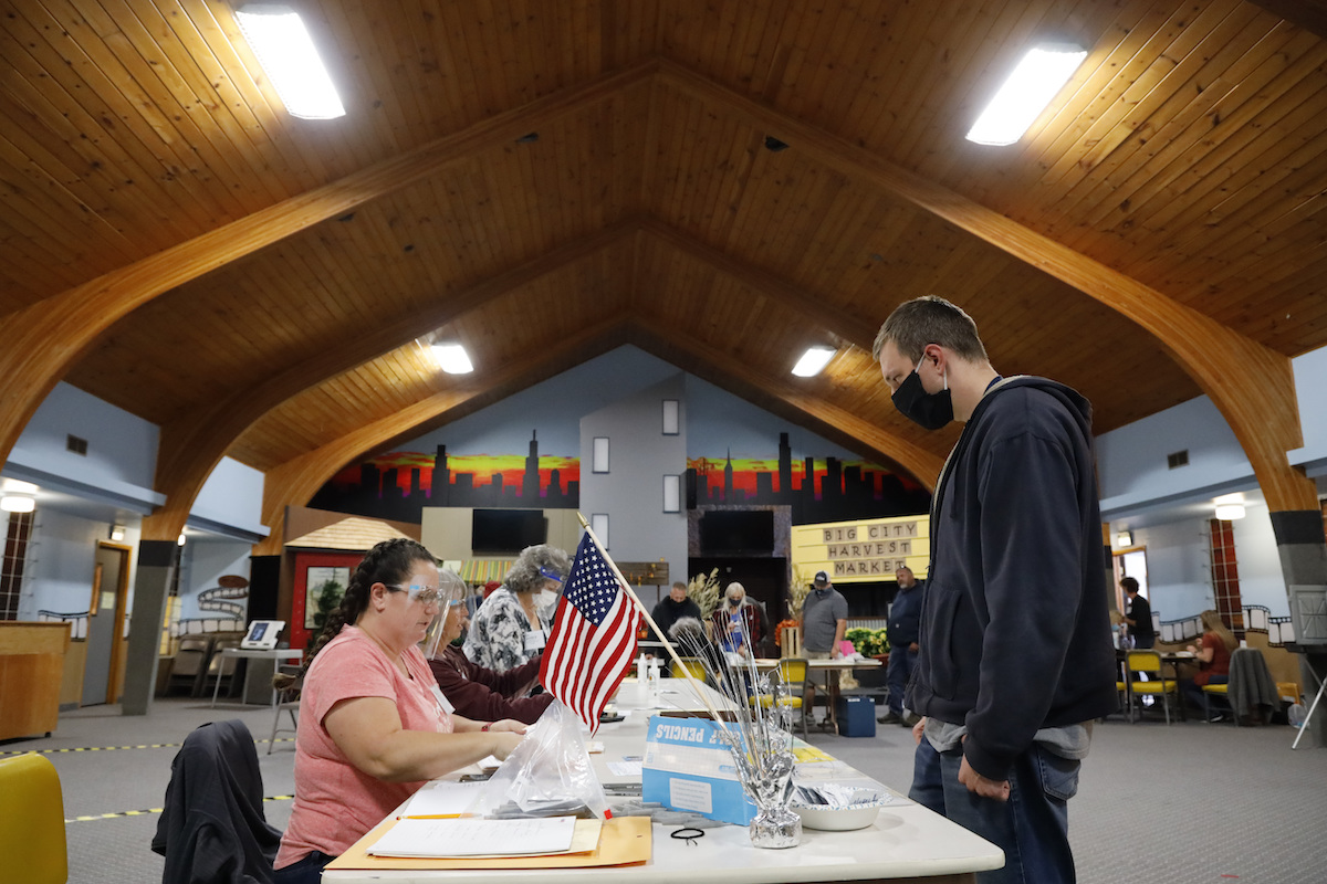 Voters vote - Idaho
