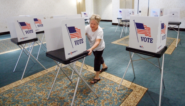 Voting booths