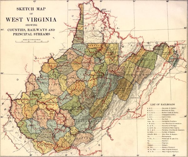WV map
