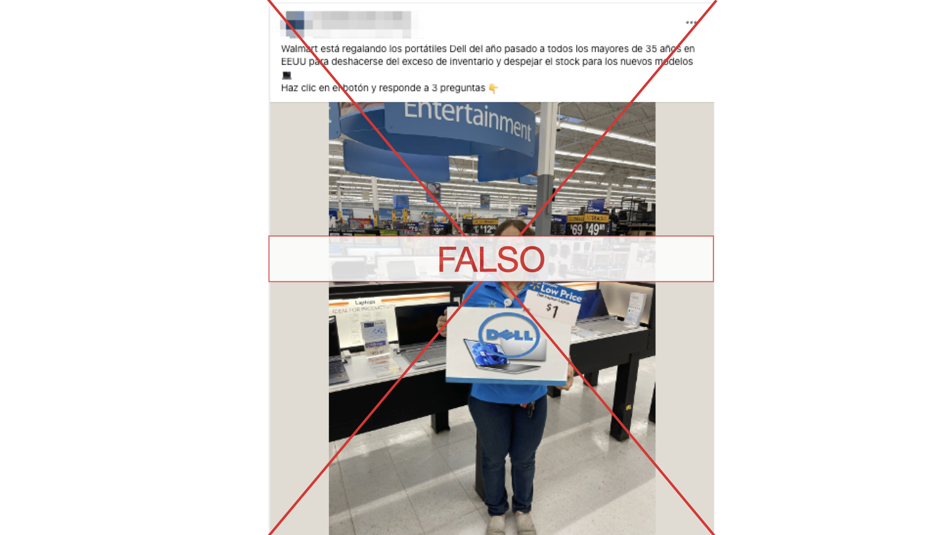 Walmart publicación portátiles