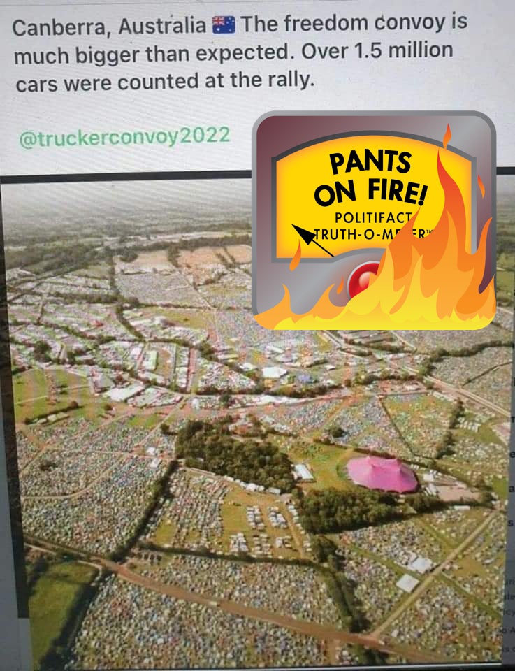 fake australia protest photo