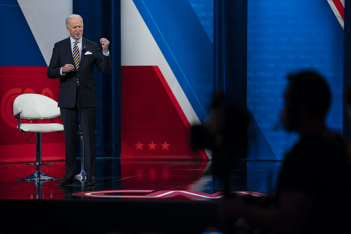Biden town hall CNN for Uyghur story 03 04 21