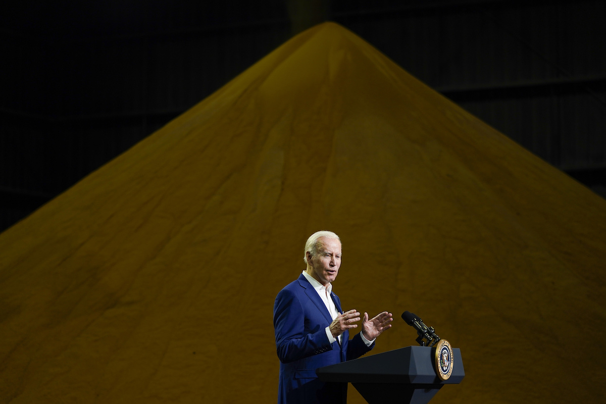Biden Iowa corn