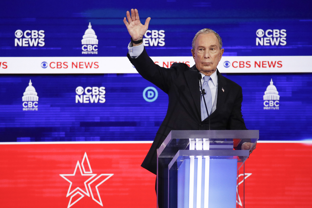 Bloomberg at the SC debate