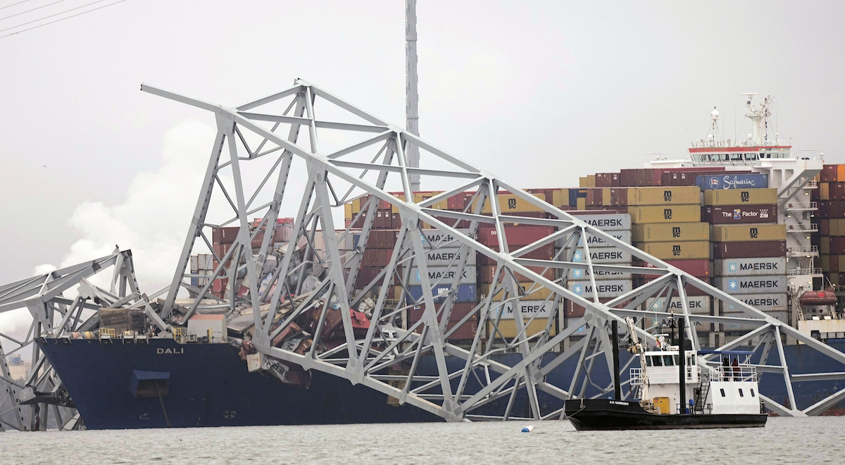 Baltimore bridge, March 27, 2024