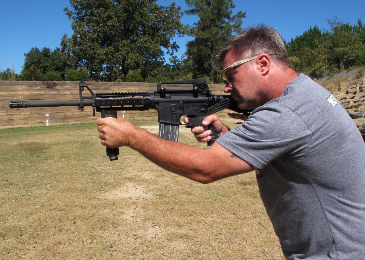 Photo bump stock shooter