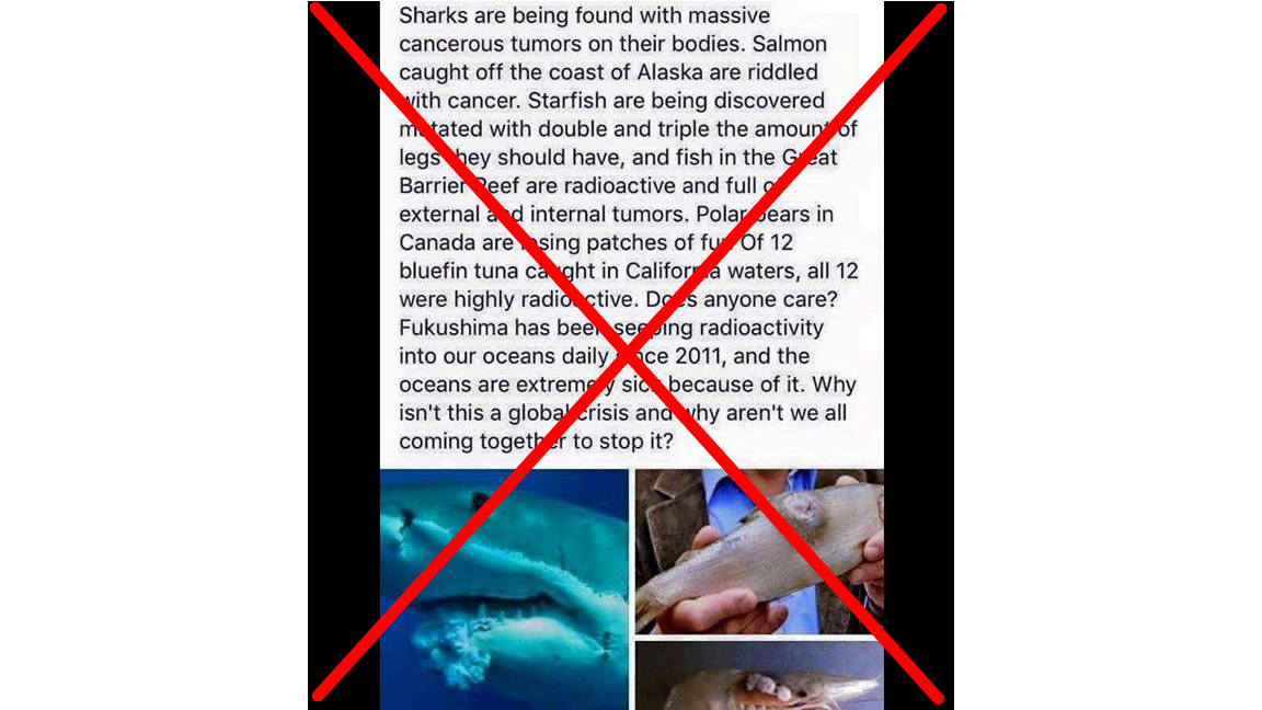 Fish cancer fakes