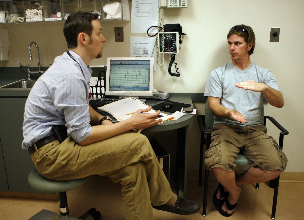 Doctor and patient