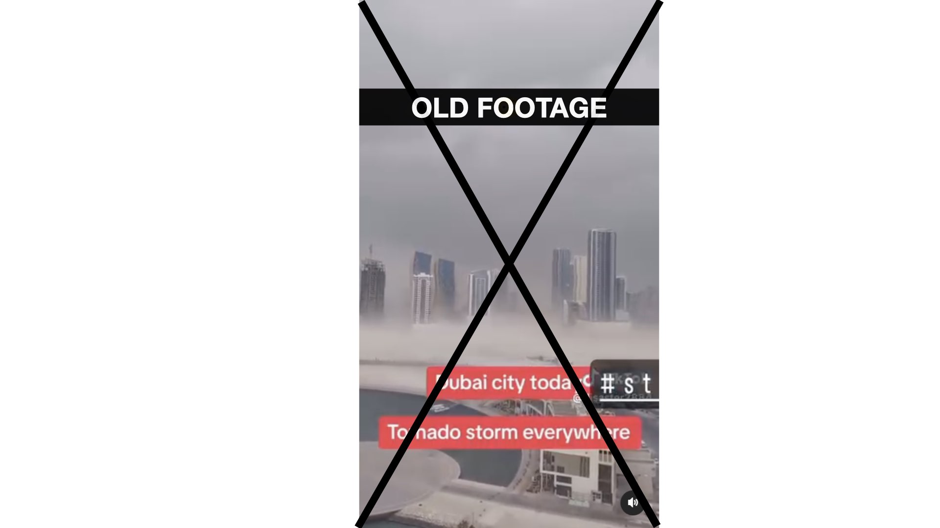 Dubai floods old footage