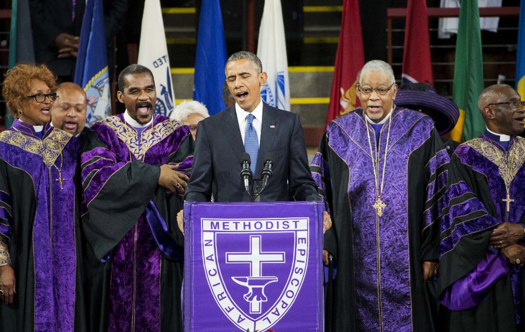 Obama sing