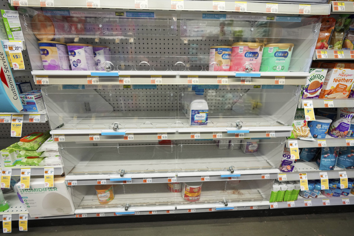 baby formula shortage 2022