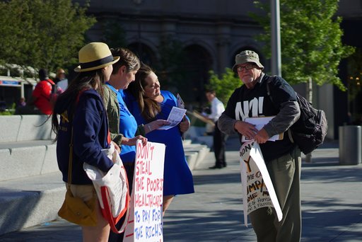 Health care protest Cleveland 2017