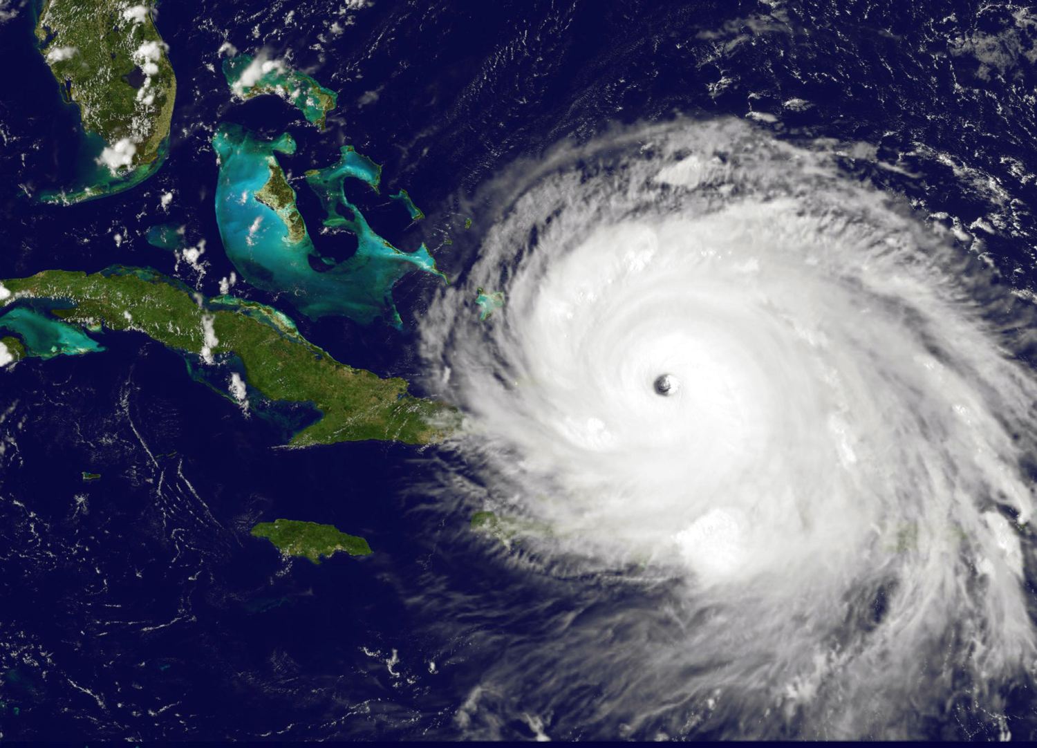 Irma approaching Florida 9/7 photo