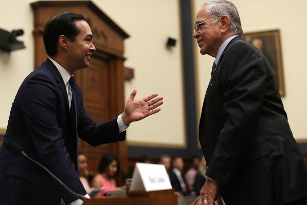 Julian Castro, Ruben Hinojosa