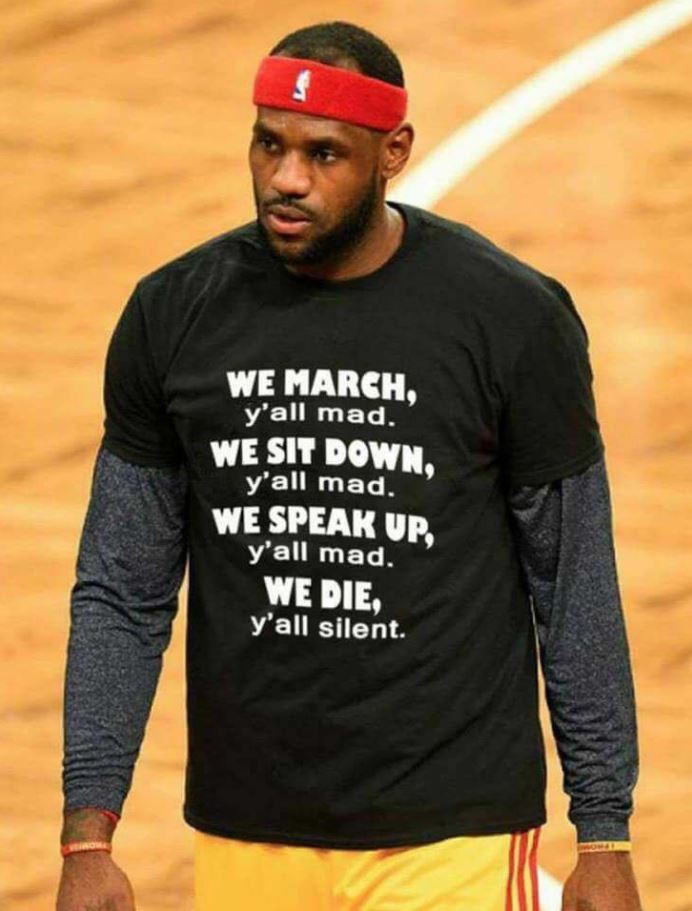 Lebron altered photo FAKE