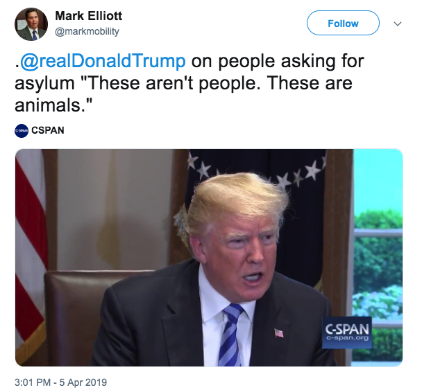 screenshot of @markmobility april 5 trump tweet