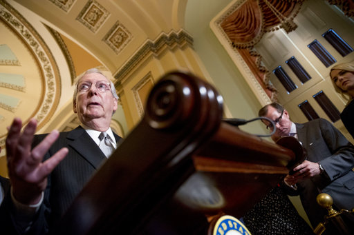 Mitch McConnell speaks at Capitol June 2018