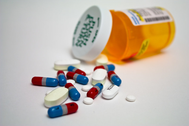 Multi-colored pills