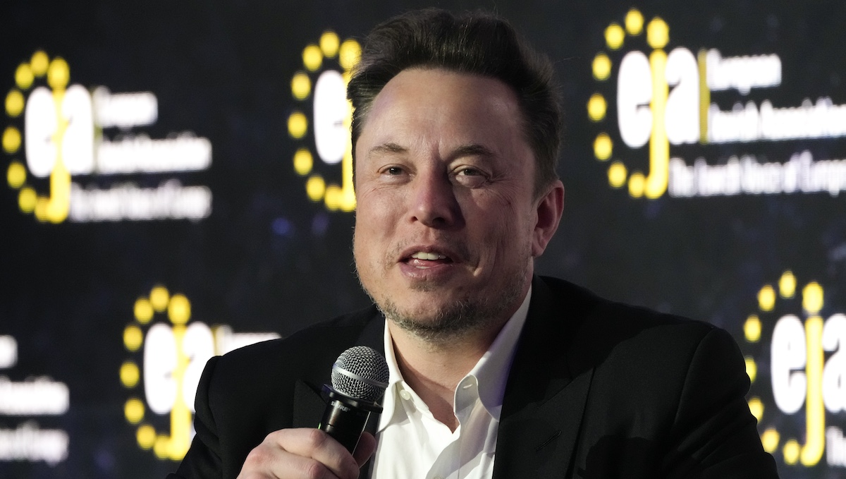 Elon Musk at European Jewish Association’s conference in Krakow, Poland, 1-22-2024