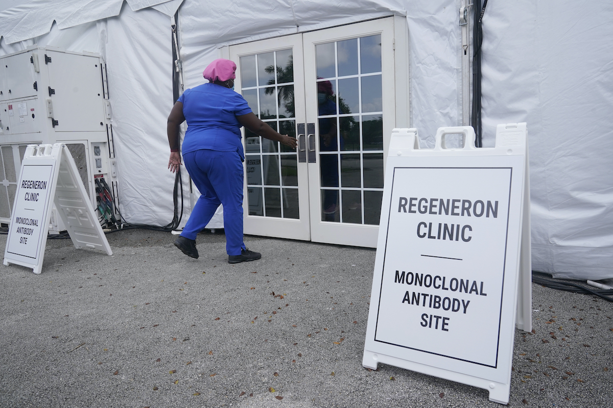 Regeneron site in Pembroke Pines Florida 8-18-21