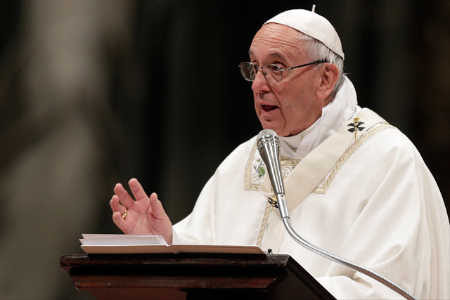 Pope Francis Easter at the Vatican