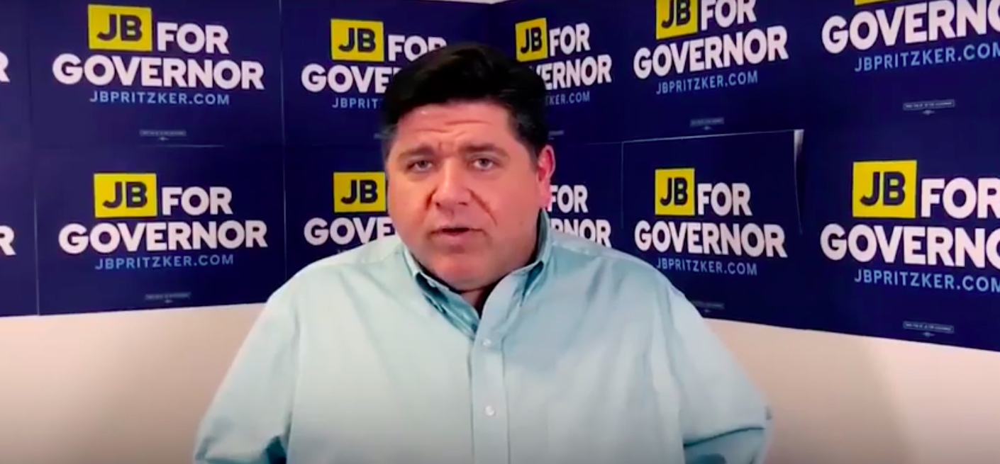 JB Pritzker campaign video screen shot