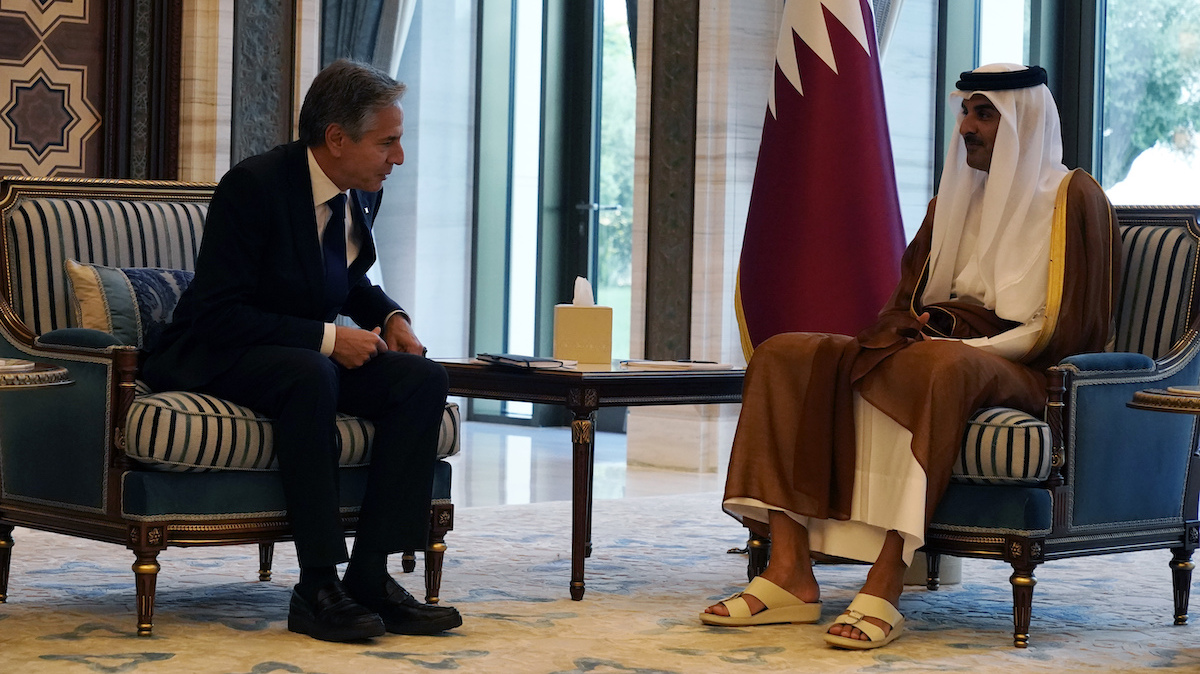 Blinken in Qatar Oct. 13, 2023
