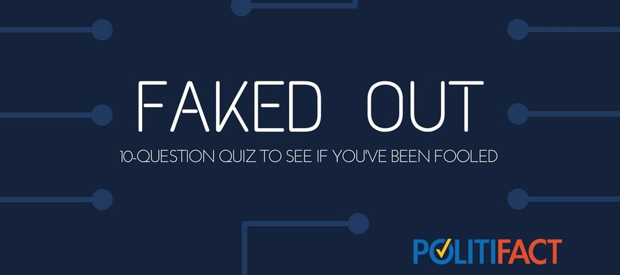 Fake news quiz image
