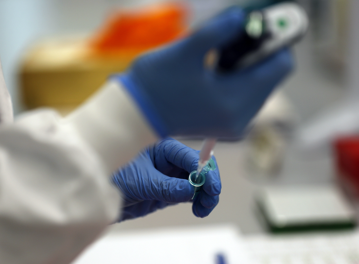 research lab worker