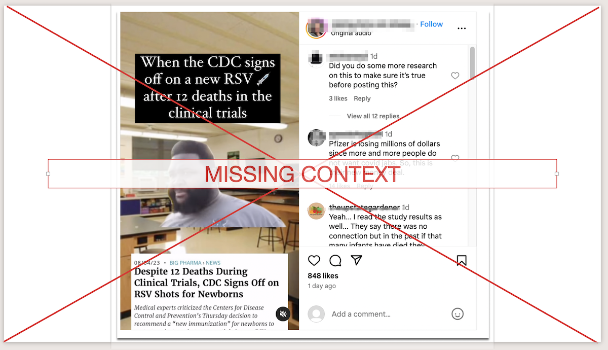 RSV post screenshot