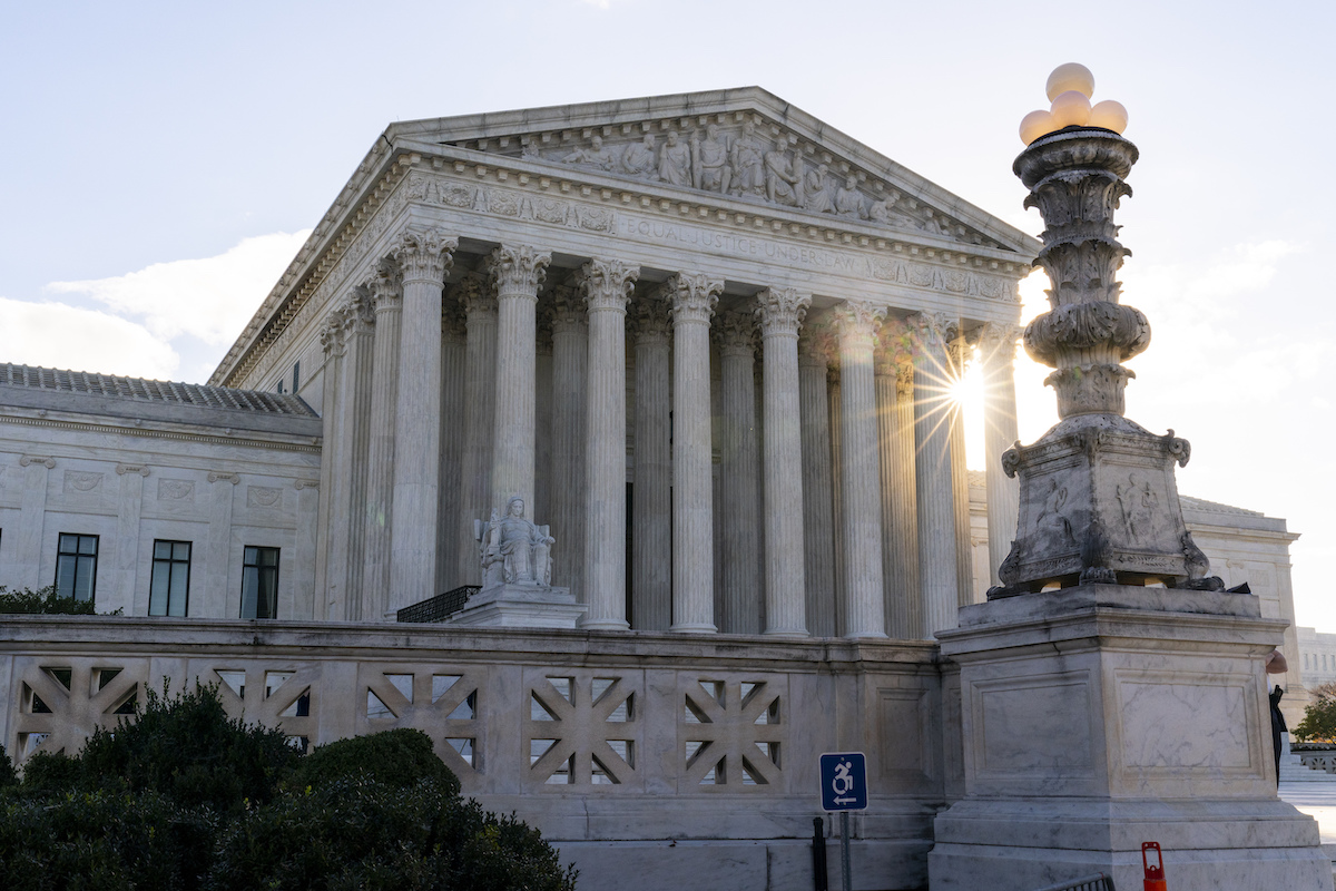 Supreme Court at an angle