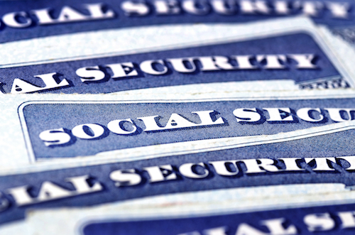 Social Security cards stock art (photo)