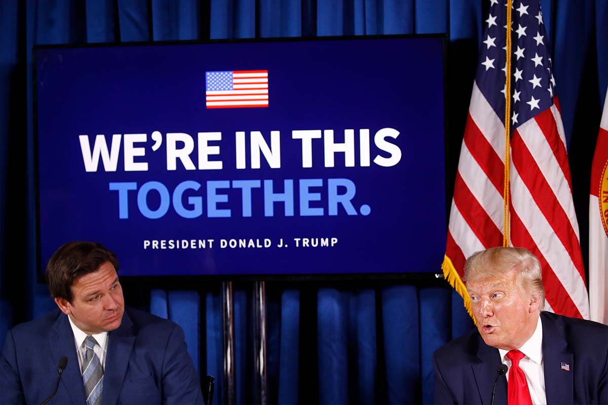 Trump and DeSantis, 7-31-2020