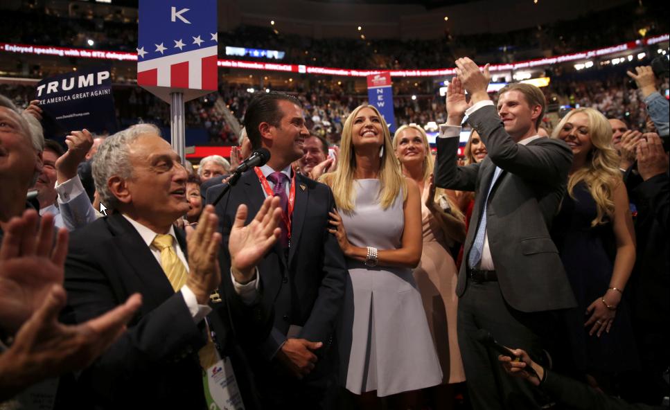 Trump family photo at the RNC