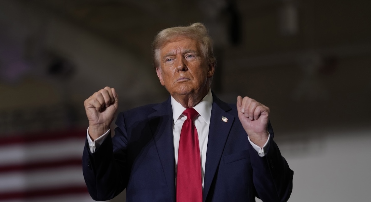 Trump in Erie, PA, for promise story, 9-29-2024
