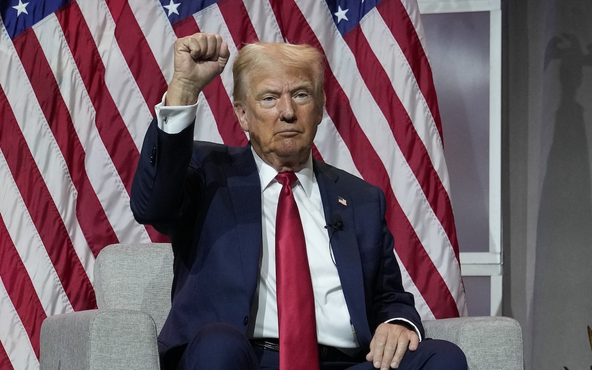 Donald Trump at the NABJ conference in Chicago, 7-31-2024