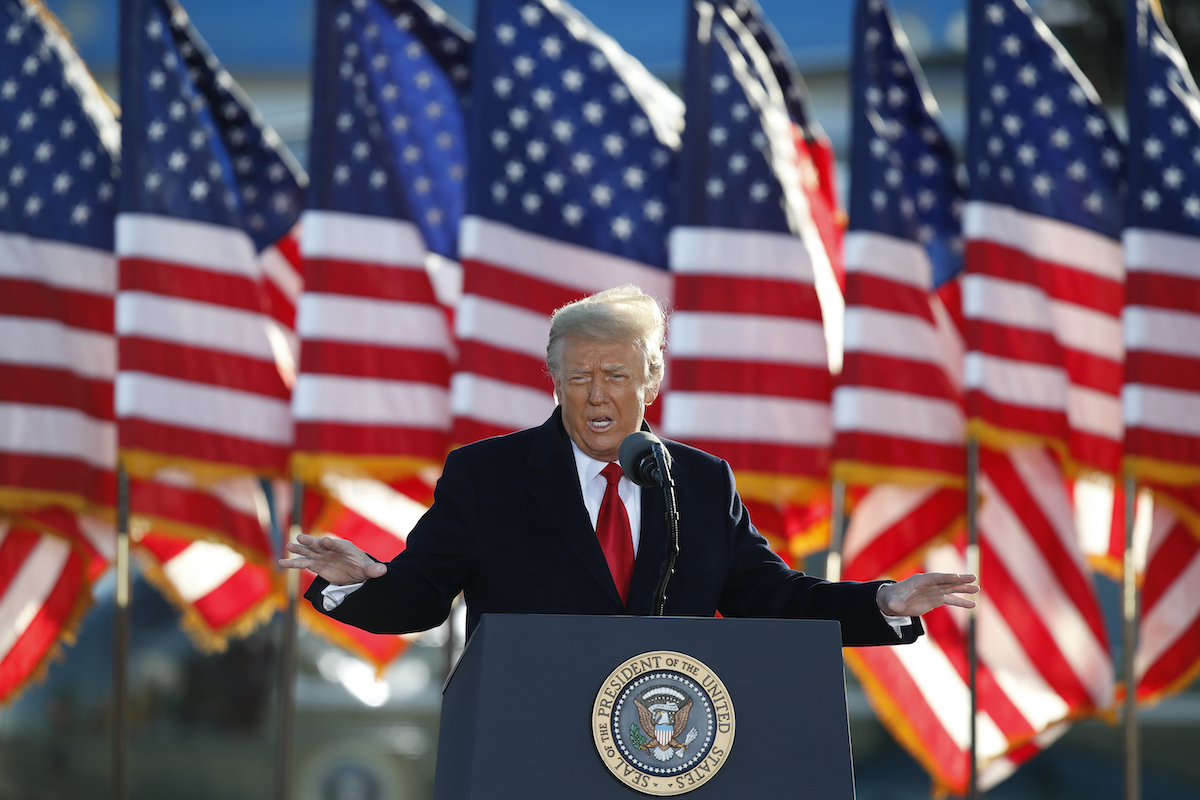 Trump speaks on Jan 20