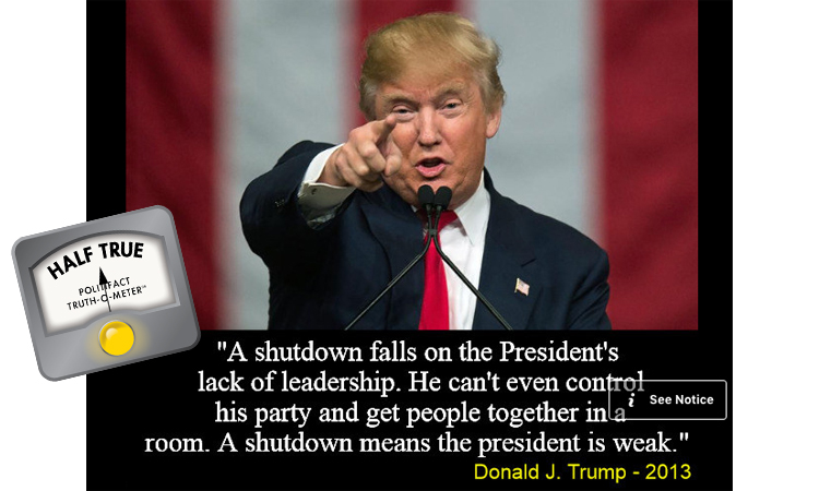 Trump shutdown meme