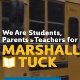 Students, Parents and Teachers supporting Marshall Tuck