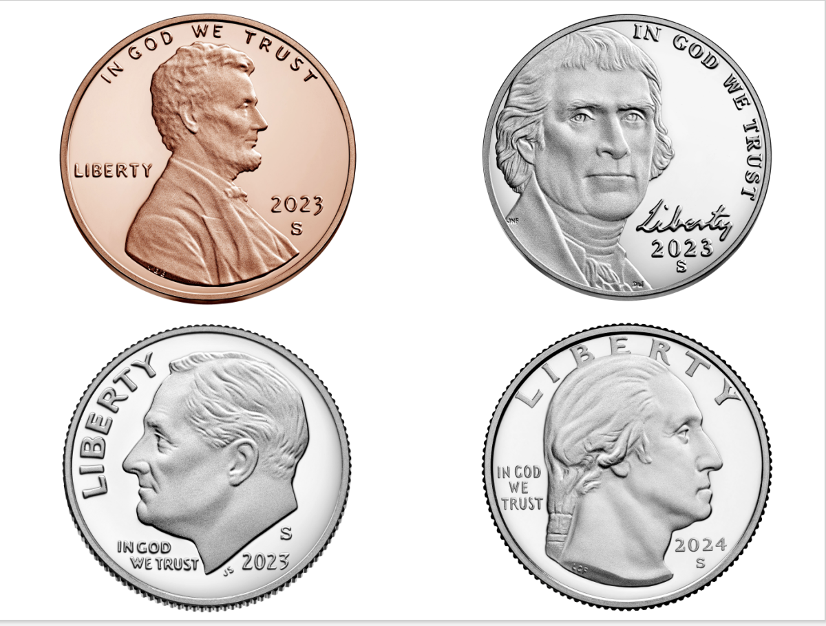 U.S. coins in circulation in 2024