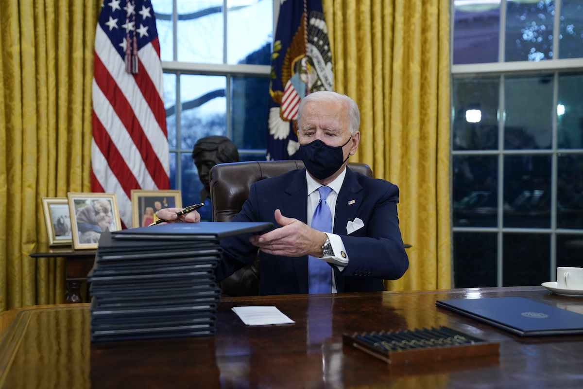 BidenExecutiveOrderspile01202021