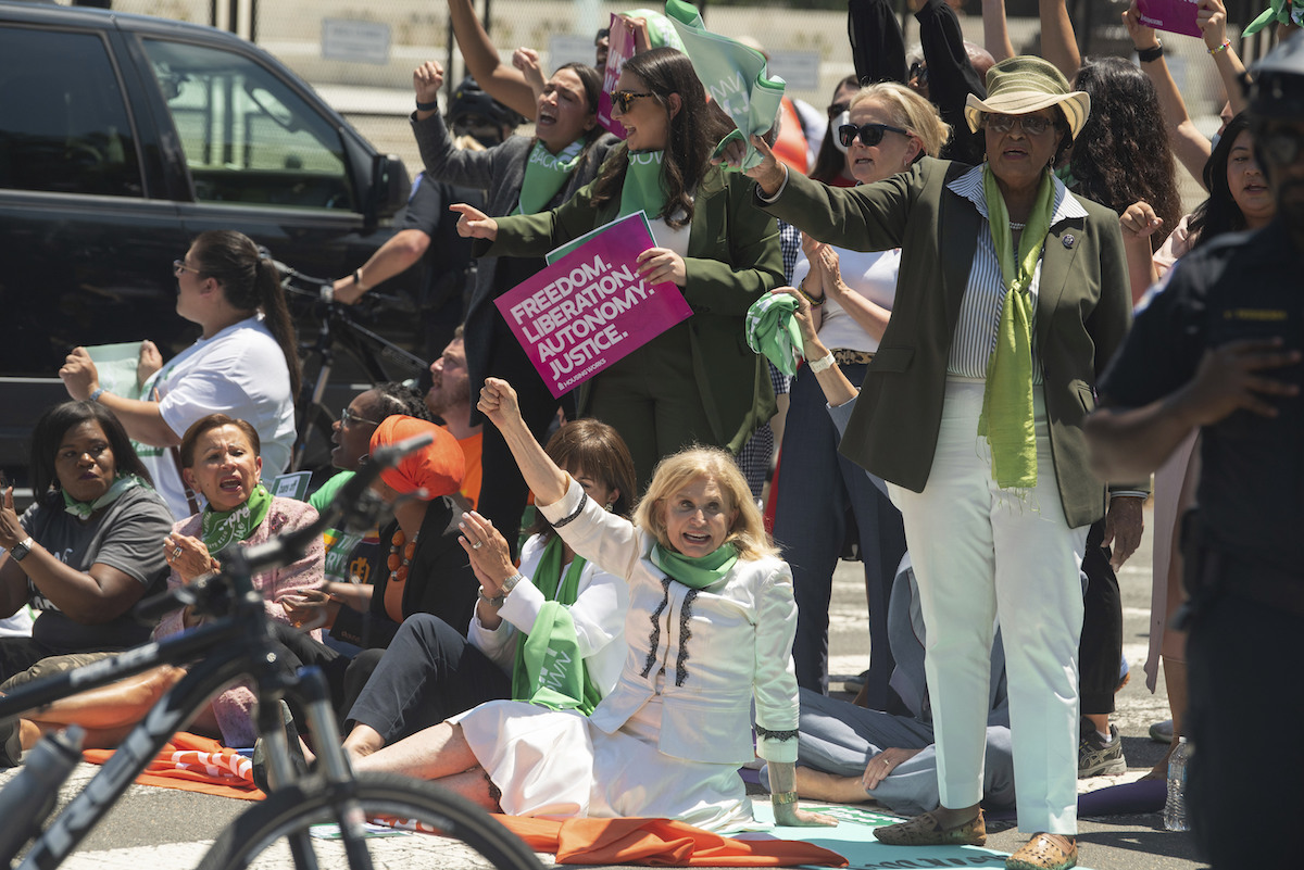 AOC arrested Supreme Court abortion main art