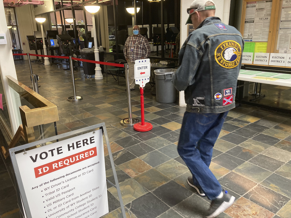 Wyoming polling place