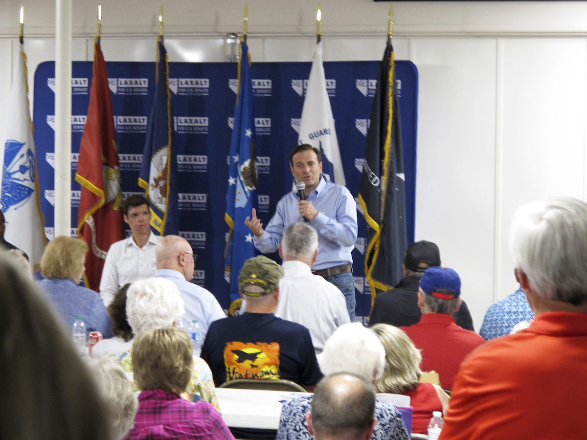 Adam Laxalt campaign Reno 0901 AP