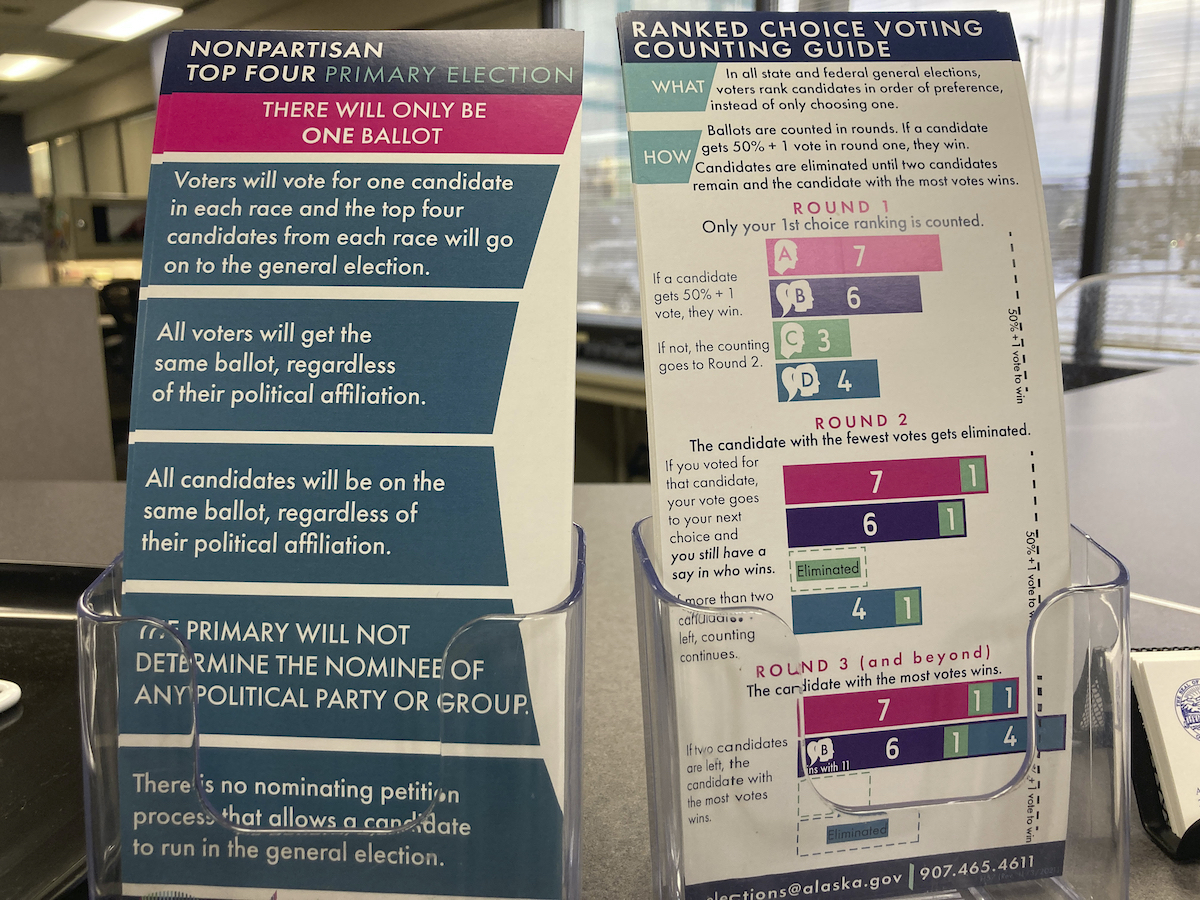 Alaska ranked choice voting brochure 2022