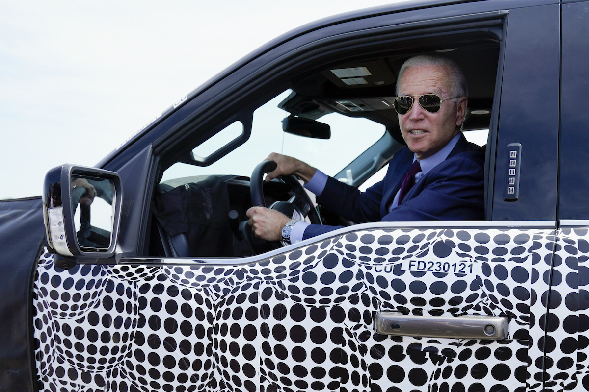 Biden Ford electric truck