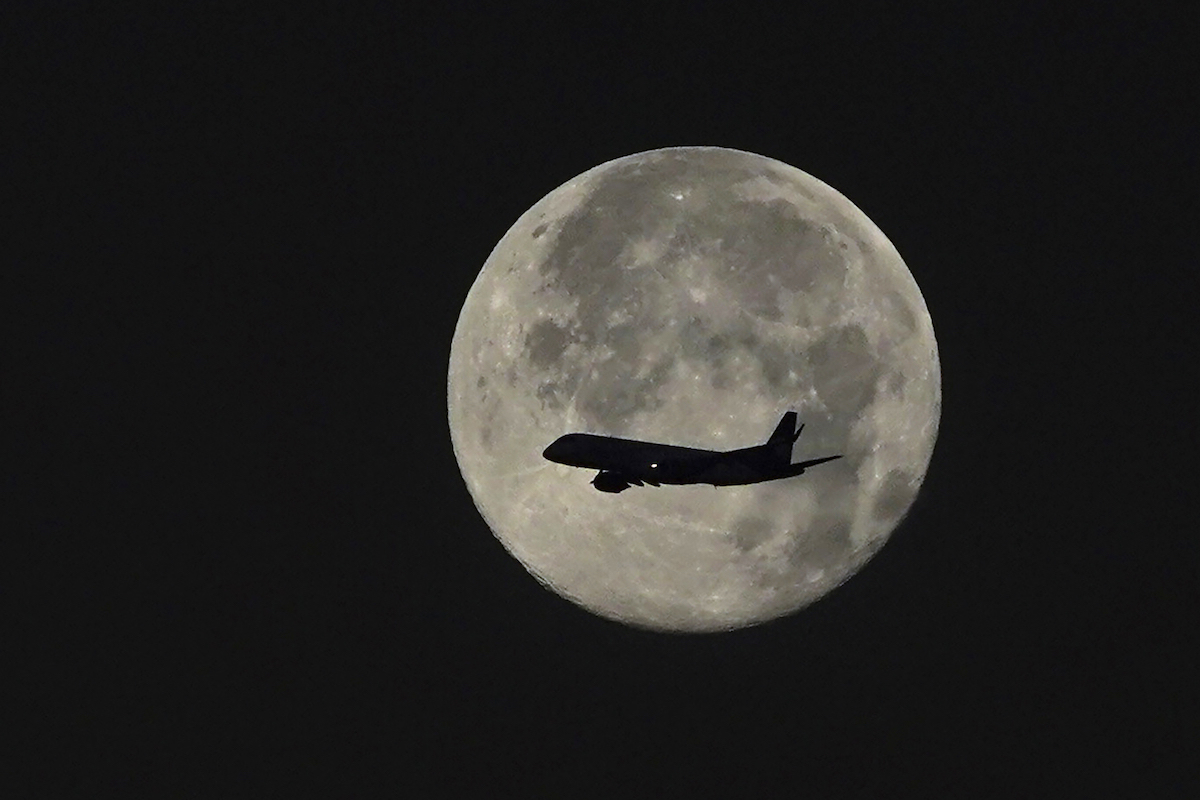 Full moon over Mexico City Feb. 6, 2023
